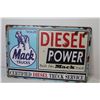 Image 3 : Mack Trucks Tin Sign - John Deere Tin Sign (both 12" x 8")