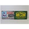 Image 5 : Mack Trucks Tin Sign - John Deere Tin Sign (both 12" x 8")
