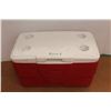 Image 1 : *Coleman Cooler w/Cup Holders (missing handle - 26")