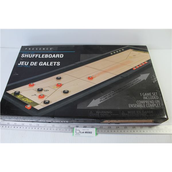 Table Top Shuffle Board Game in Box (box taped - unknown completion ...
