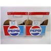 Image 2 : (2) Vintage Pepsi Glass Beverage Cardboard Crates, Tripod Candle Holder and Plug-In Air Scent