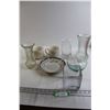 Image 1 : (2) Godiva Mugs, (5) Vases, Plate with Chip