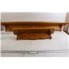 Image 1 : (2) Wooden Shelves - 2' Long, 4' Long