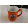 Image 3 : (4) Coloured Wine Glasses, Edmonton Oilers Mug, Misc