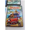 Image 4 : (4) DVDs - Lilo & Stitch, Shrek