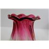 Image 3 : Pink and Green Glass Vase
