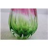 Image 4 : Pink and Green Glass Vase