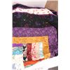 Image 4 : Unfinished Patchwork Quilt 82" W 200" L