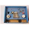 Image 3 : (2) Vintage Air Brush Kits & Airmaster Plus Compressor (Working)