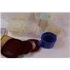 Image 4 : Assorted Plastic Storage Containers of Varying Condition