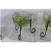 Image 3 : (4) Plastic & Metal - Tea Light Candle Holders