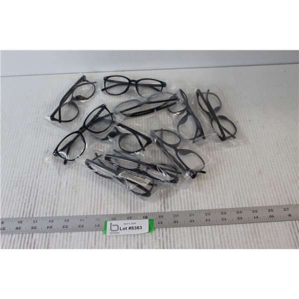 (10) Pairs of Glasses With Clear Lenses (Non-Magnification)