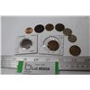 Coins - Large Pennies & Various Coins