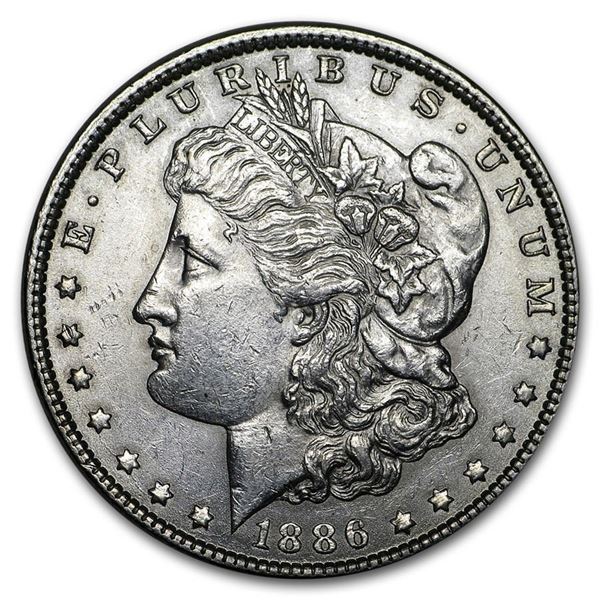 1886 Morgan Silver Dollar BU MS