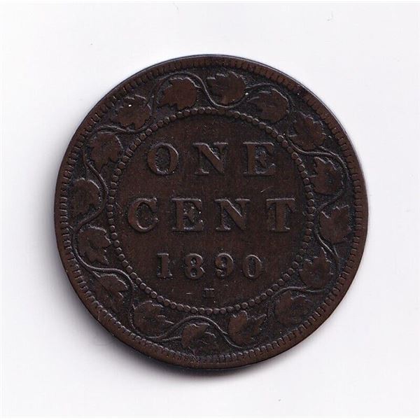 1890 Canada 1 One Cent Queen Victoria VG