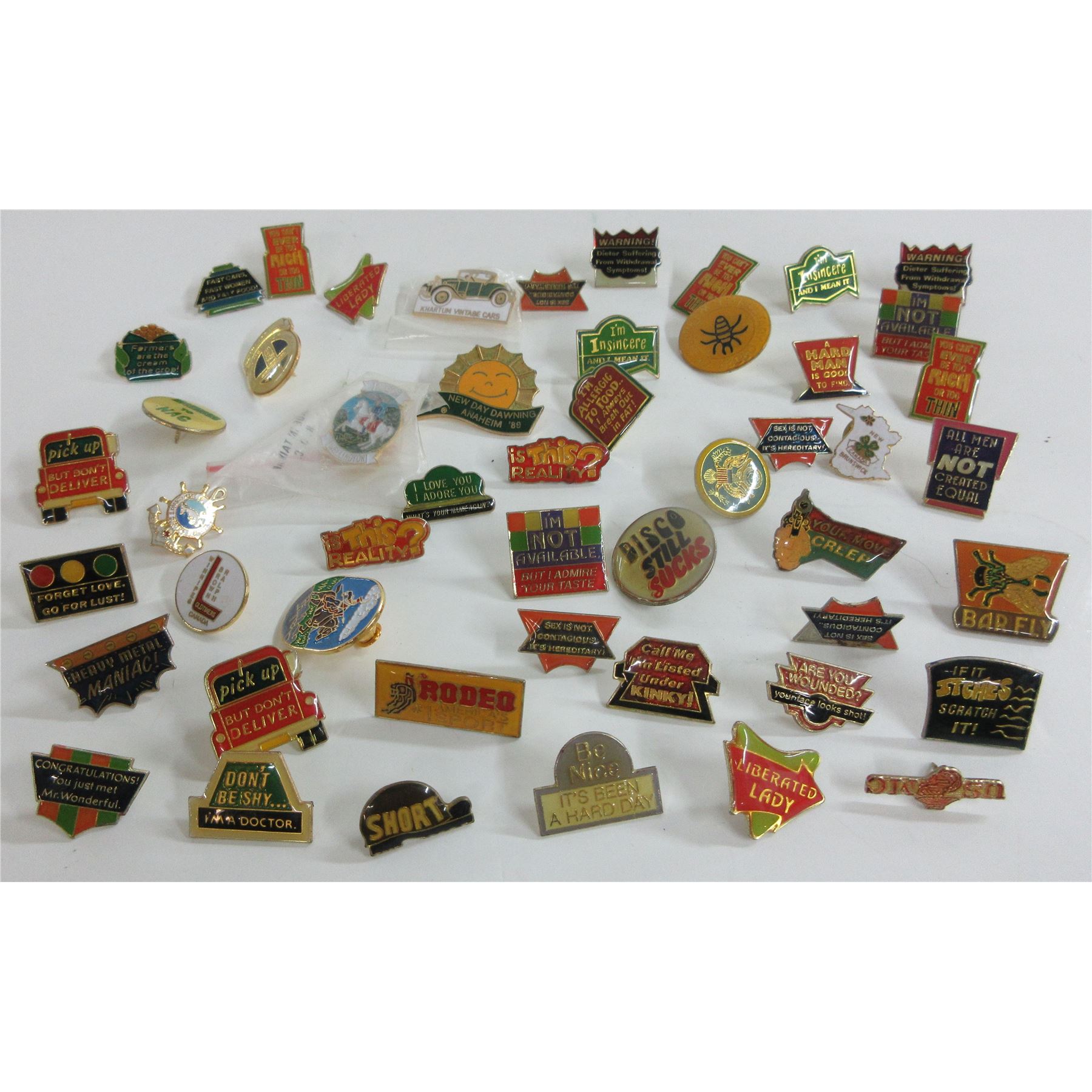 Pin Collection Assorment Assortment of Lapel Pins