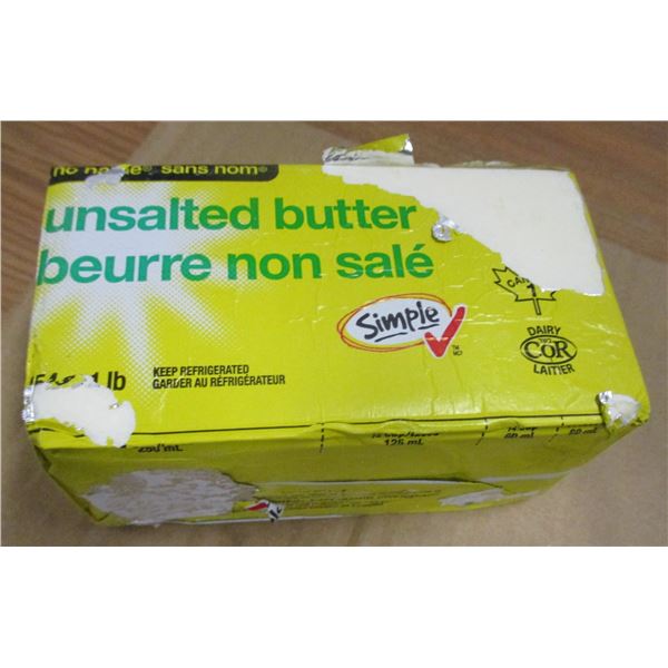 SHELF PULLS (AS IS):  UNSALTED BUTTER (1LB)