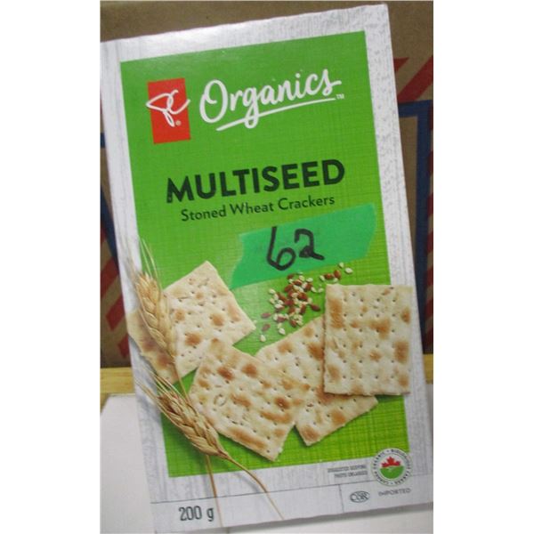 SHELF PULLS (AS IS):  MULTISEED CRACKERS (200G) - BOX