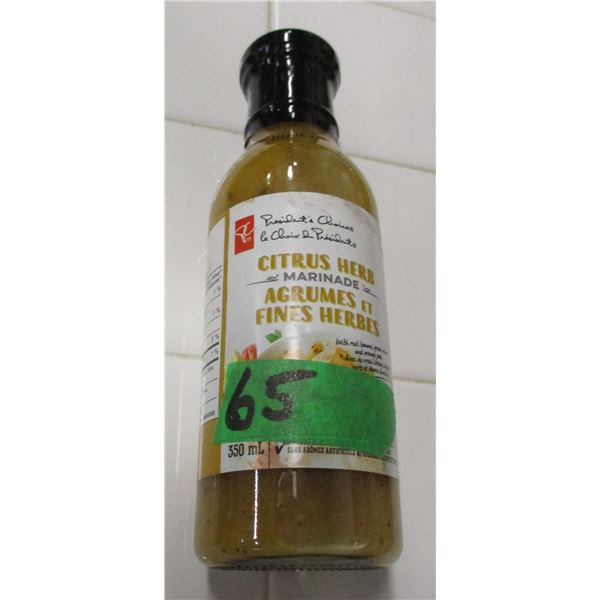 SHELF PULLS (AS IS):  CITRUS HERB DRESSING (350 ML) - BOTTLE
