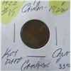 Image 1 : 1922 F CANADA KEY DATE PENNY