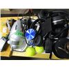 Image 1 : BOX C/W SHARK VACUUM & MISC ELECTRONICS