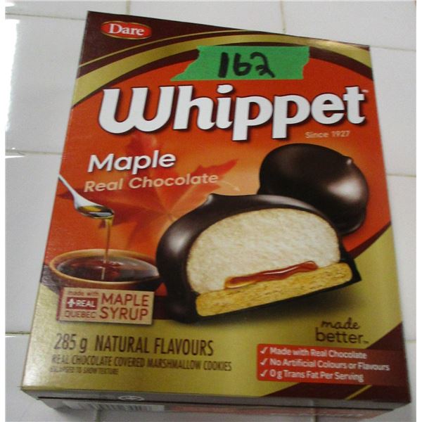 SHELF PULLS (AS IS):  MAPLE WHIPPET COOKIES (250G) - PACKAGE