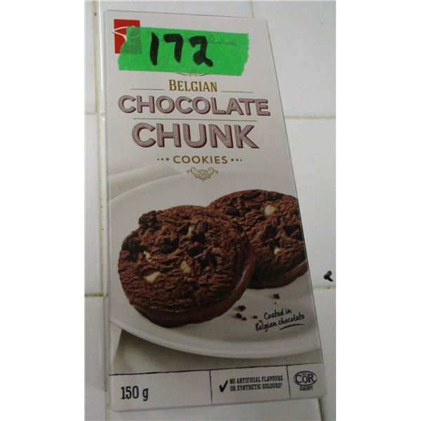 SHELF PULLS (AS IS):  CHOCOLATE CHUNK COOKIES (150G) - PACKAGE
