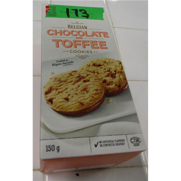 SHELF PULLS (AS IS):  CHOCOLATE TOFFEE COOKIES (150G) - PACKAGE