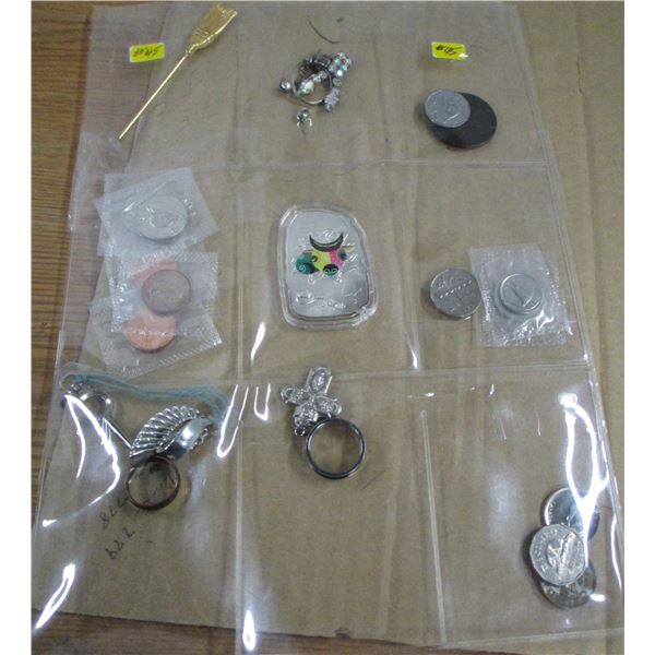 STOCK SHEET OF COINS & COLLECTABLES