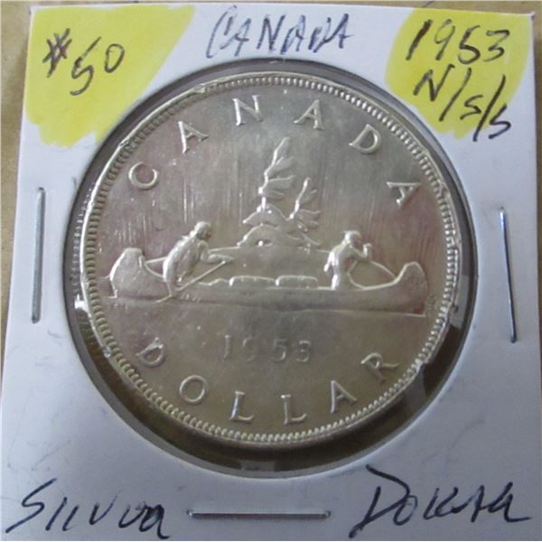 1953 (NSS) CANADA SILVER DOLLAR