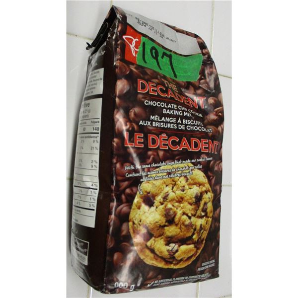 SHELF PULLS (AS IS):  CHOCOLATE COOKIE MIX (900G) - BAG