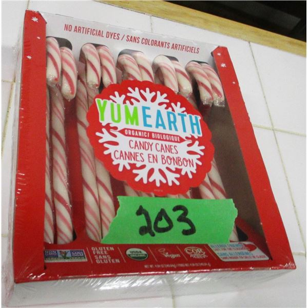 SHELF PULLS (AS IS):  CANDY CANES (10) - BOX