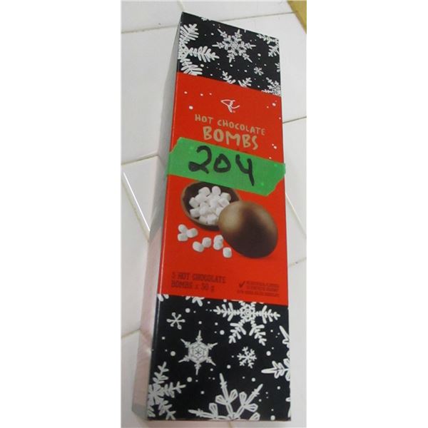 SHELF PULLS (AS IS):  HOT CHOCOLATE BOMBS (3) - BOX