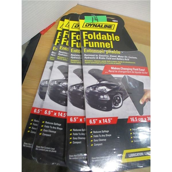 NEW:  4 FOLDABLE FUNNELS