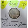Image 1 : 1938 KING GEORGE VI SILVER DIME