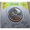 Image 1 : 1963 PROOF CAMEO CANADA SILVER QUARTER