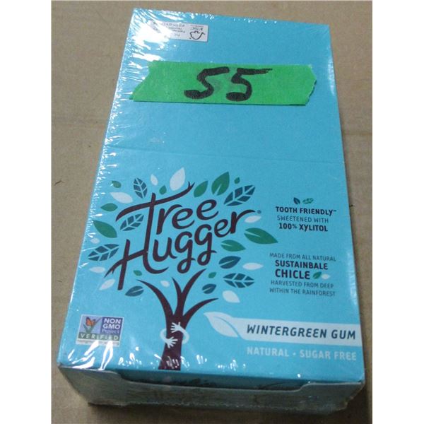 SHELF PULLS (AS IS):  WINTERGREEN GUM (APPROX. 110 STICKS) - BOX