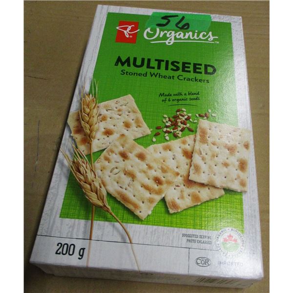SHELF PULLS (AS IS):  MULTI SEED CRACKERS (200G) - BOX
