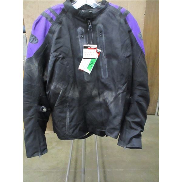 FREIGHT DAMAGE (AS IS):  LADIES MOTO-CROSS JACKET (SIZE 20)