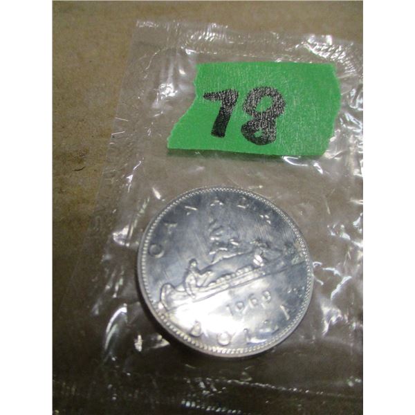 1969 CANADA PROOF DOLLAR COIN