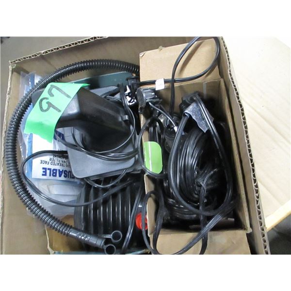 FREIGHT DAMAGE (AS IS):  BOX C/W 2 ELECTRIC PUMPS
