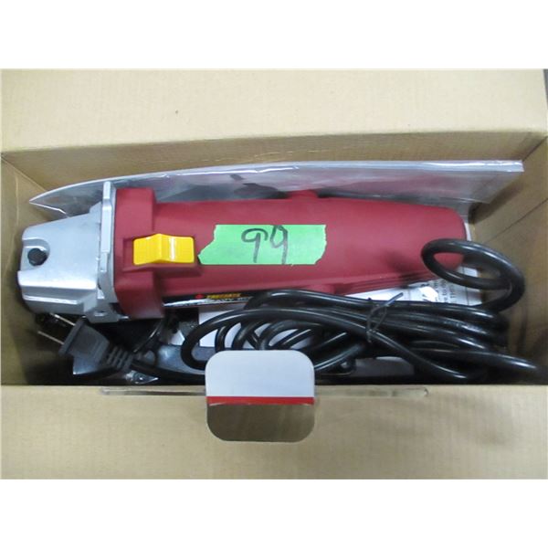 FREIGHT DAMAGE (AS IS):  4.5" ANGLE GRINDER (RUNNING)