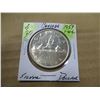 Image 1 : 1957 (ONE WATERLINE) UNCIRCULATED CANADA SILVER DOLLAR