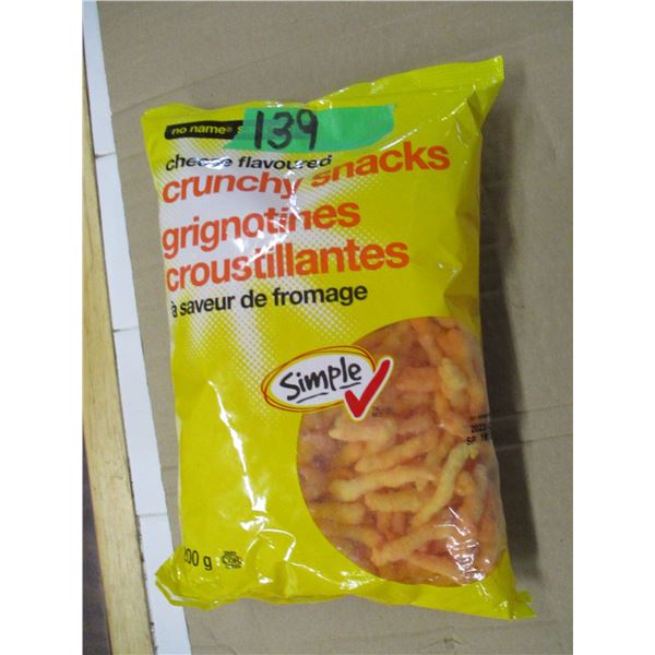 SHELF PULLS (AS IS):  CRUNCHY SNACKS (200G) - BAG