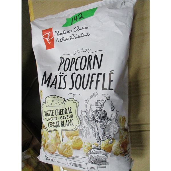 SHELF PULLS (AS IS):  WHITE CHEDDAR POPCORN (220G) - BAG