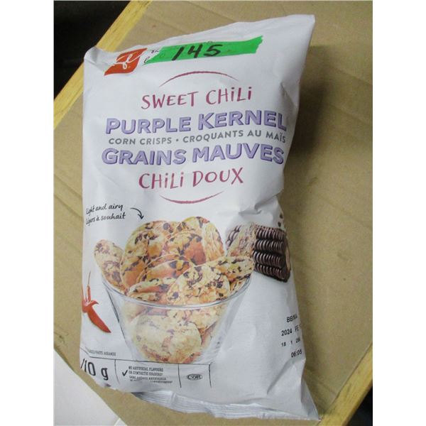 SHELF PULLS (AS IS):  SWEET CHILI KERNAL CHIPS (110 G) - BAG