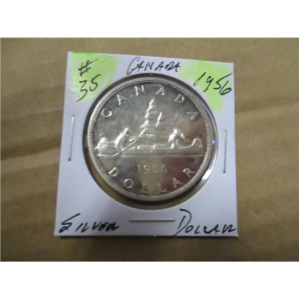 1956 CANADA SILVER DOLLAR