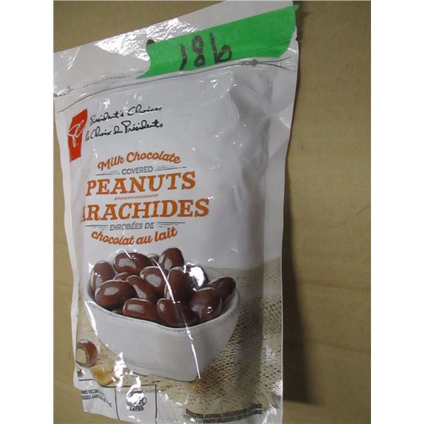 SHELF PULLS (AS IS):  MILK CHOCOLATE COVERED NUTS (400G) - BAG