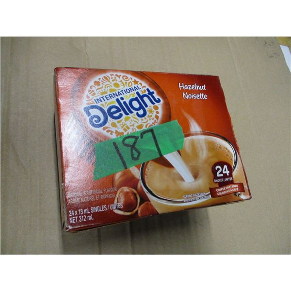 SHELF PULLS (AS IS):  COFFEE WHITENER (24) - BOX