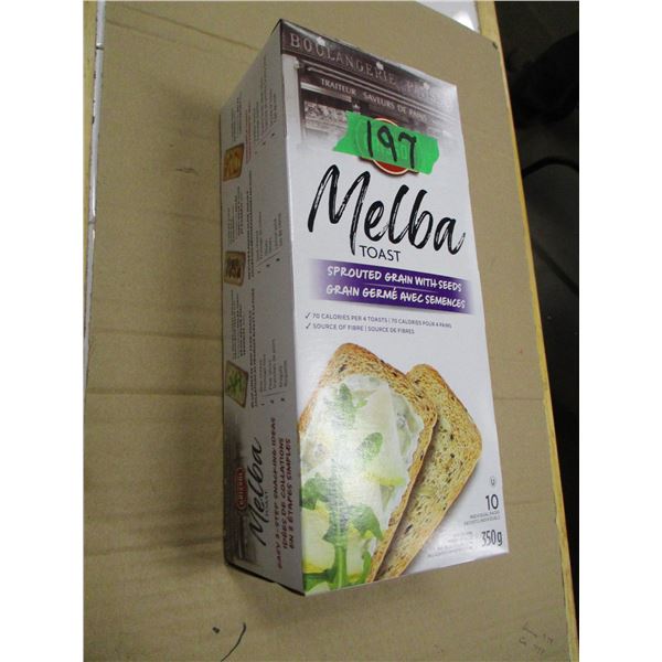 SHELF PULLS (AS IS):  MELBA TOAST (350G) - BOX